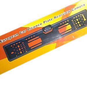 Like New European Car License Plate Rearview Camera
